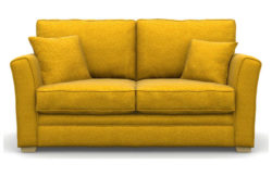 Heart of House Malton 2 Seat Tweed Fabric Sofa Bed - Mustard